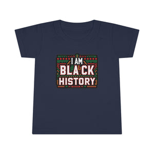 Toddler i am black history T-shirt