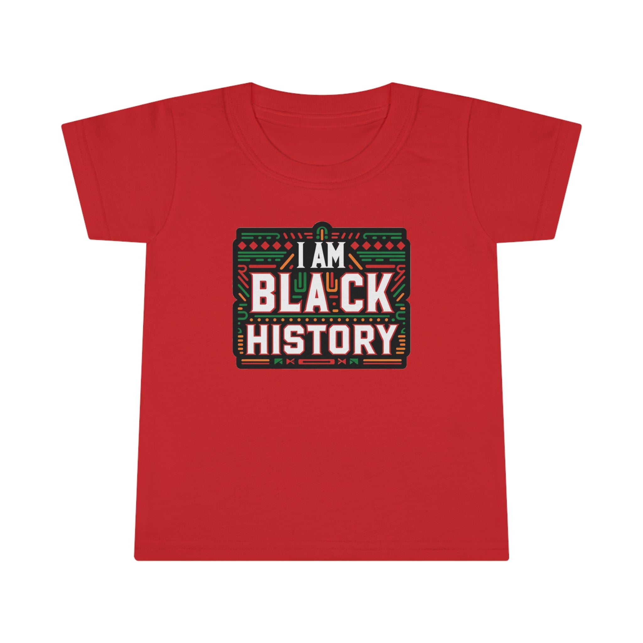 Toddler i am black history T-shirt