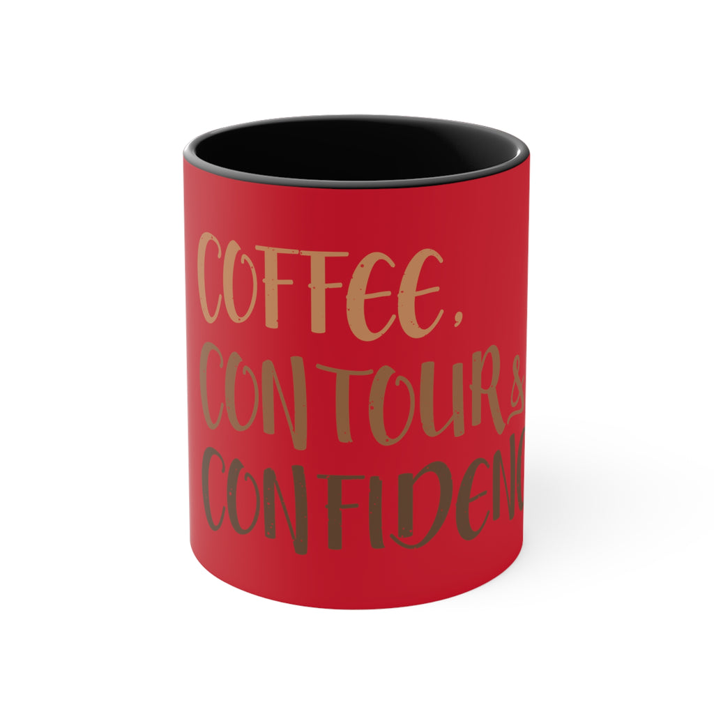 Triple C Charm: Coffee, Contour, Confidence Mug