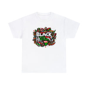 Black History Month tee shirt