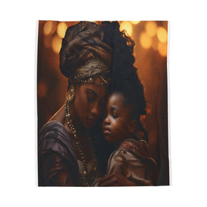 Mothers Love Velveteen Plush Blanket