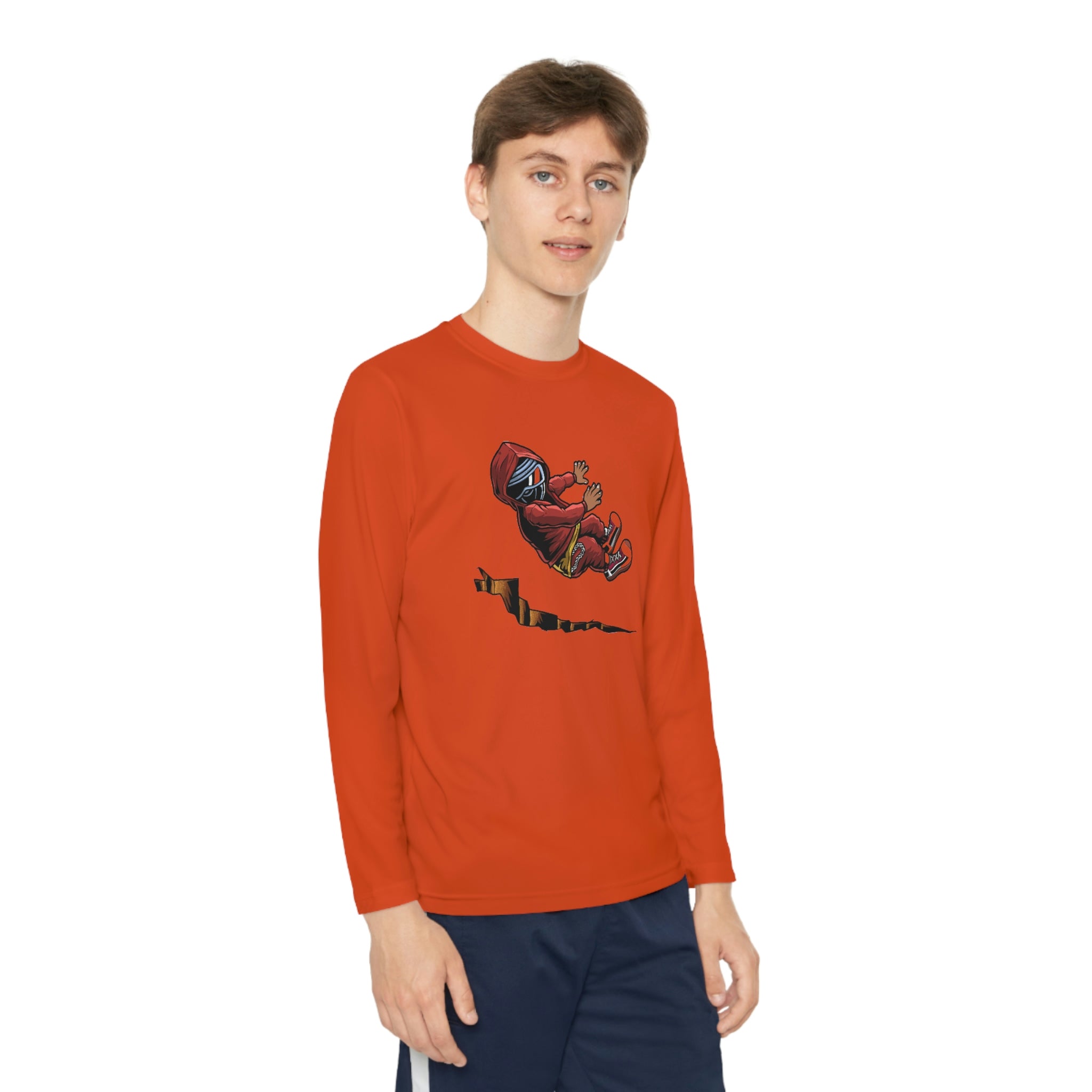 Jack Dont Fall In The Crack Youth Long Sleeve Competitor Tee