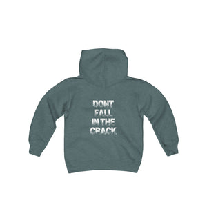 Dont Fall in the crack Youth Heavy Blend Hooded Sweatshirt