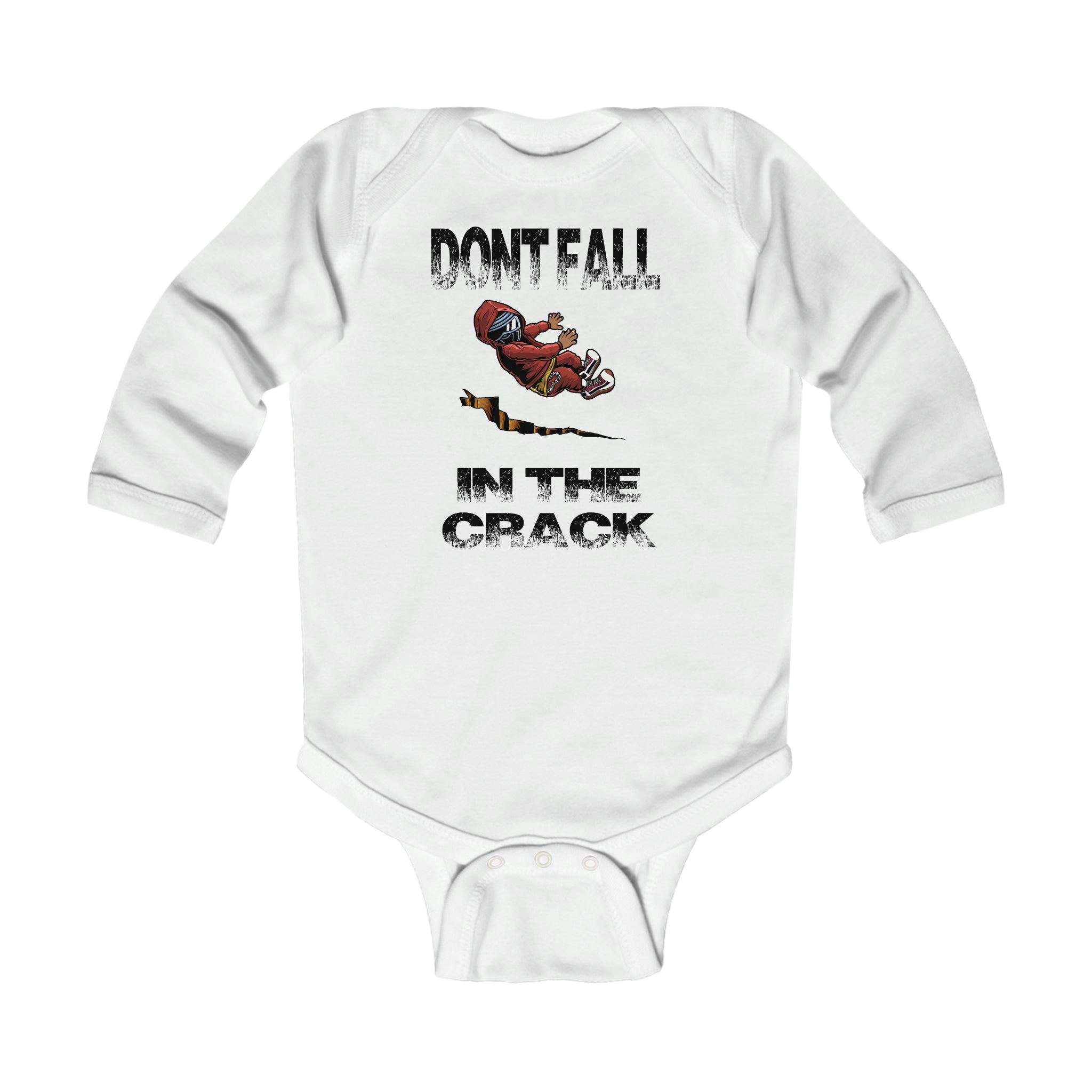 Dont Fall In The Crack Infant Long Sleeve Bodysuit